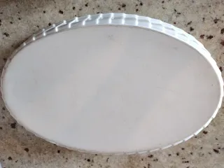 Pirofila in ceramica bianca