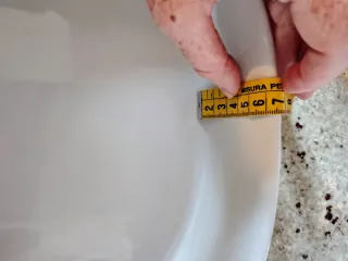 Pirofila in ceramica bianca