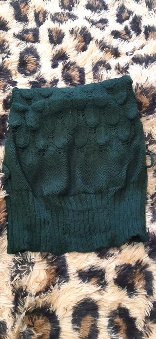 Jersey de punto verde oliva