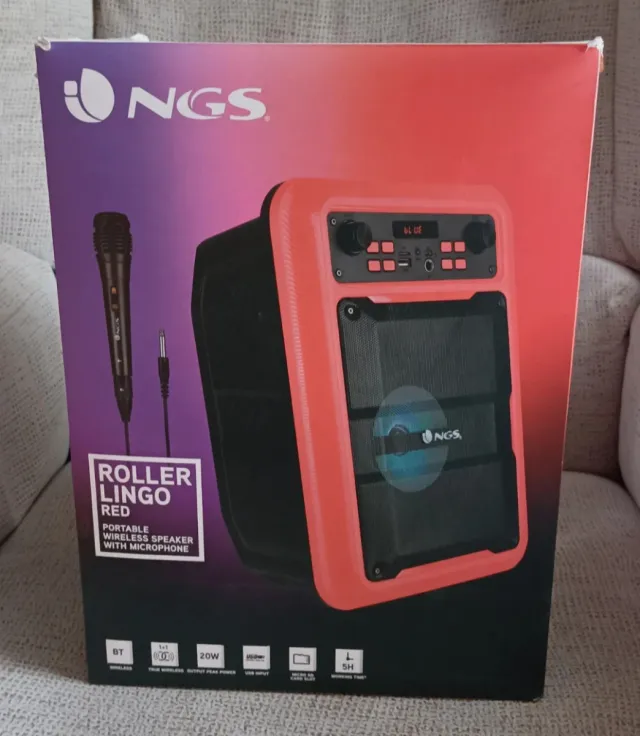 Altavoz NGS Roller Lingo 20W con Micrófono