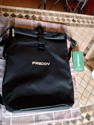 Zaino Freddy Roll Top Nero