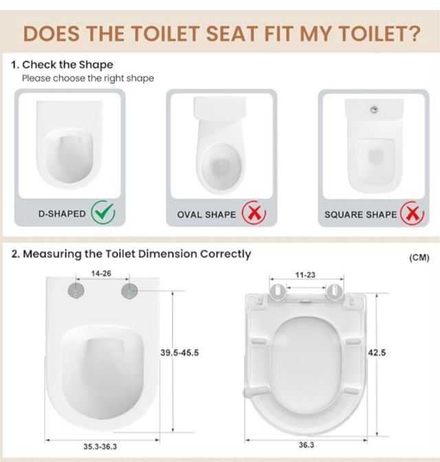 Tapa WC Amortiguada D - Asiento Vater