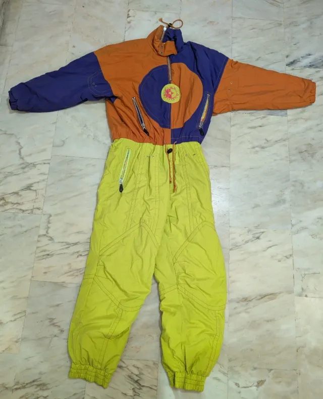Fire + Ice Bogner Mono Esquí Vintage 90s