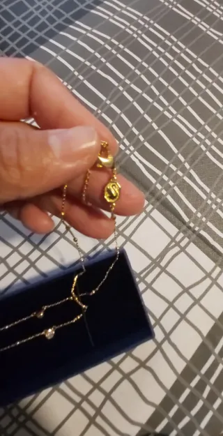 Collar Swarovski No Regret Y Dorado