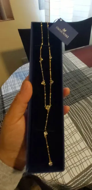 Collar Swarovski No Regret Y Dorado