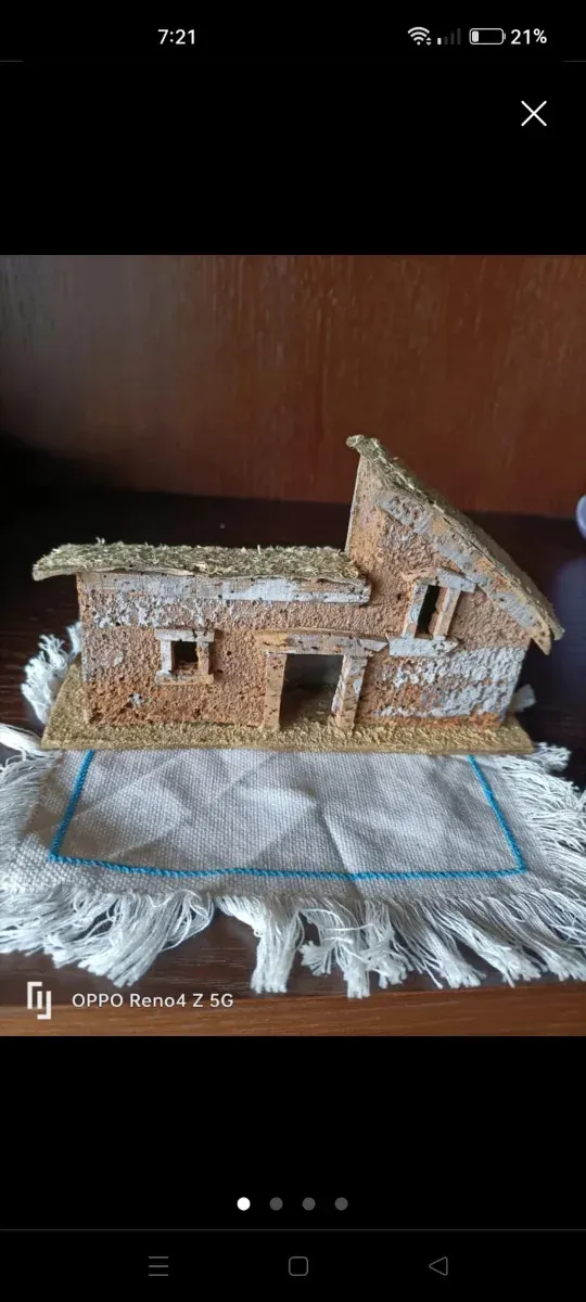 Casita de Belén antigua