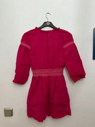 Vestido Zara Rosa Talla XS