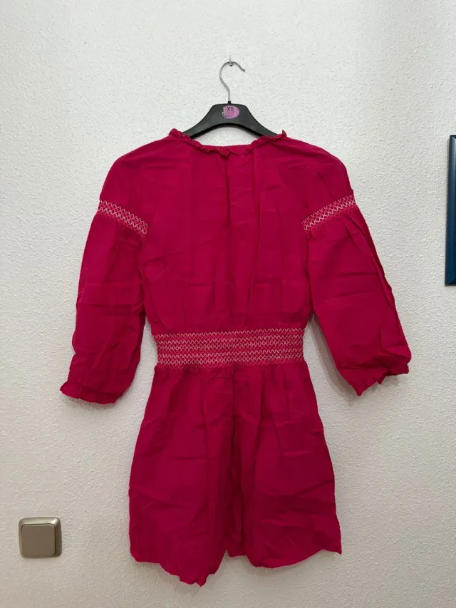 Vestido Zara Rosa Talla XS