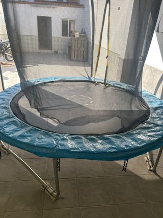 Cama elástica 2,50m con red de seguridad