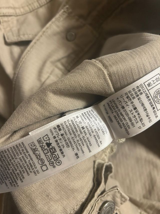 Giacca Levi's Beige Vintage Fit