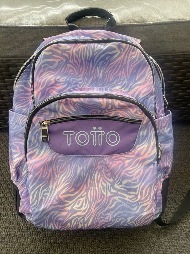 Mochila Totto Morada y Rosa