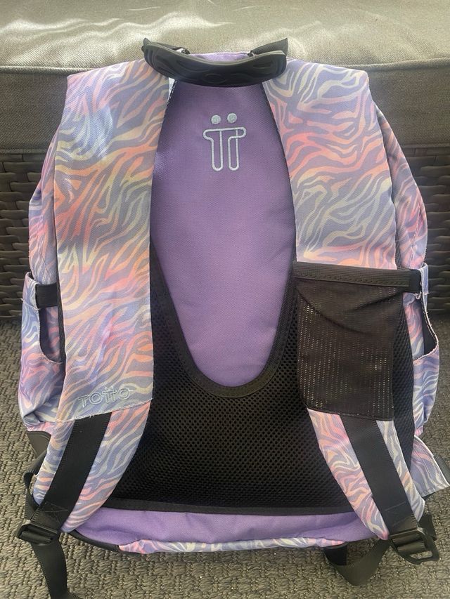 Mochila Totto Morada y Rosa