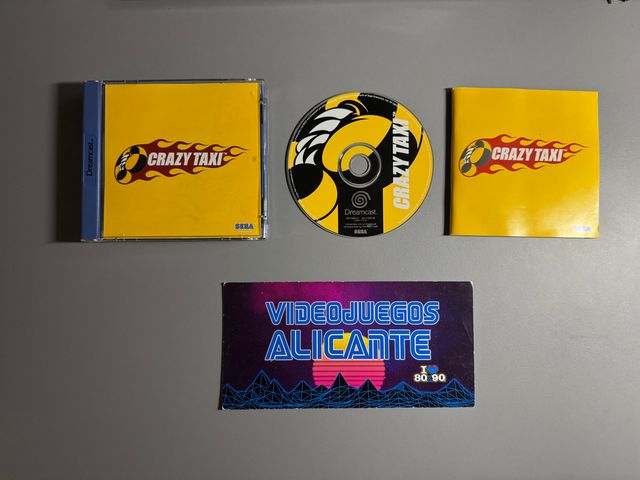 Crazy Taxi + Sonic Adventure - Sega Dreamcast PAL