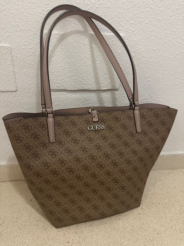 Bolso Guess Marrón y Rosa