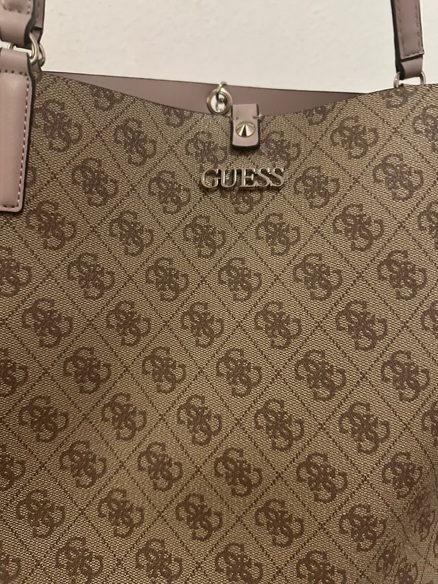 Bolso Guess Marrón y Rosa