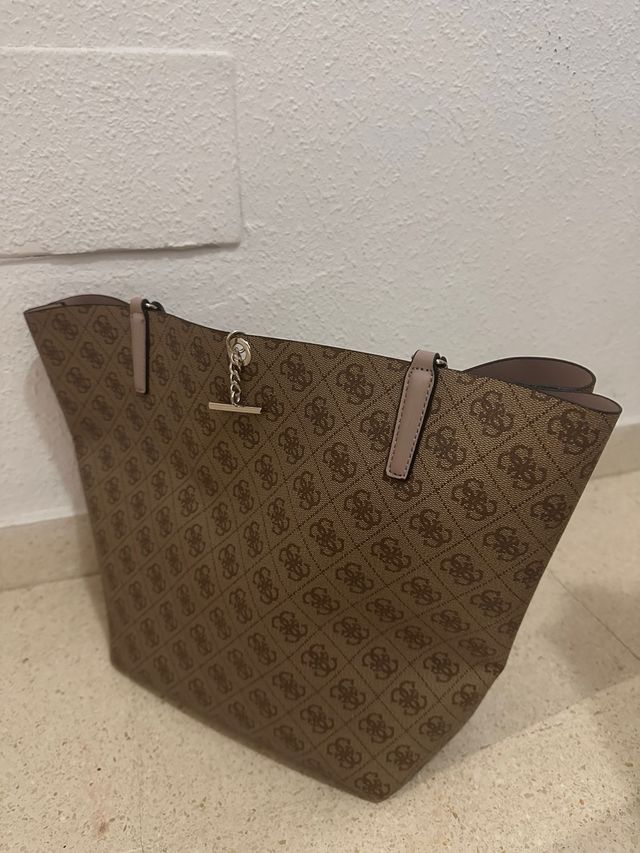 Bolso Guess Marrón y Rosa