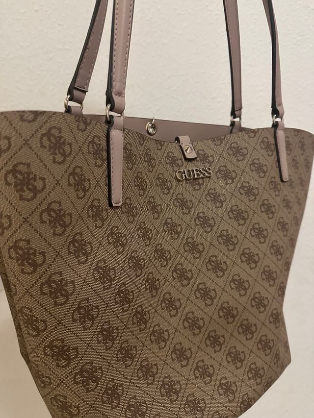 Bolso Guess Marrón y Rosa