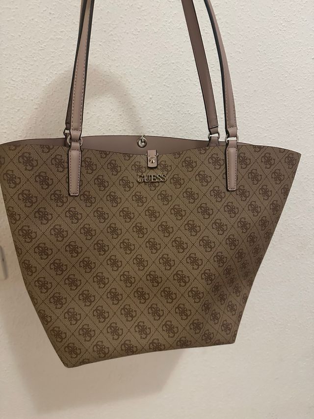 Bolso Guess Marrón y Rosa