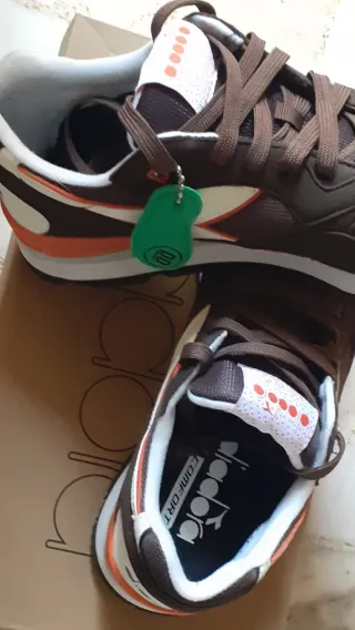 Diadora N92 Scarpe Marrone Arancione