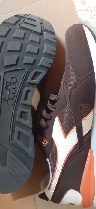 Diadora N92 Scarpe Marrone Arancione