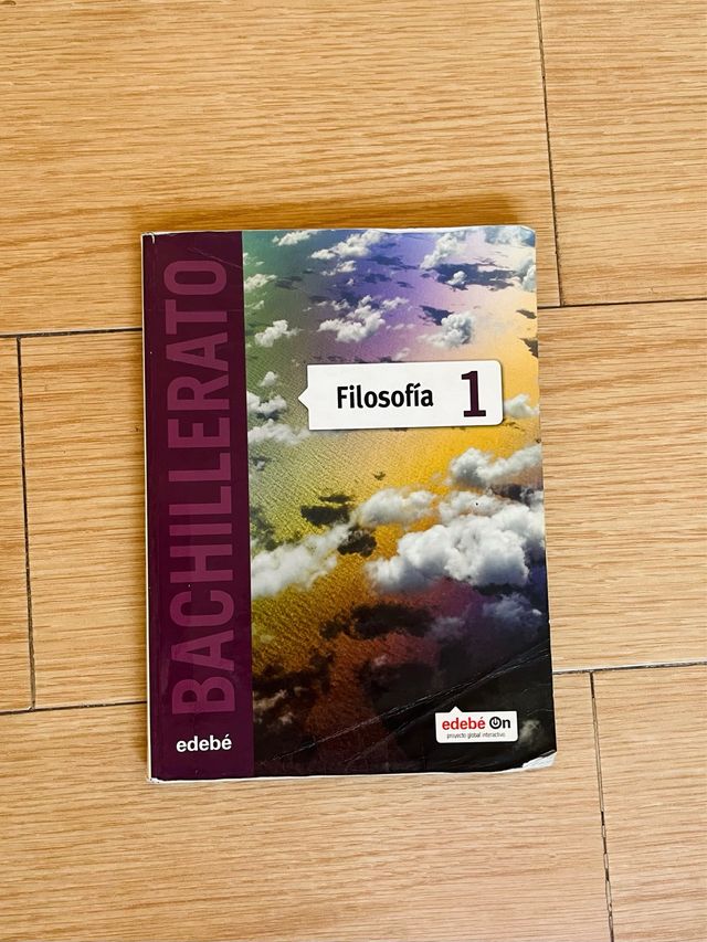Libro Bachillerato Filosofía 1 Edebé