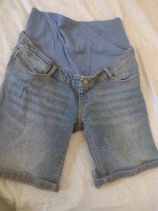 Lote pantalones premamá vaqueros + REGALO ROPA BEB