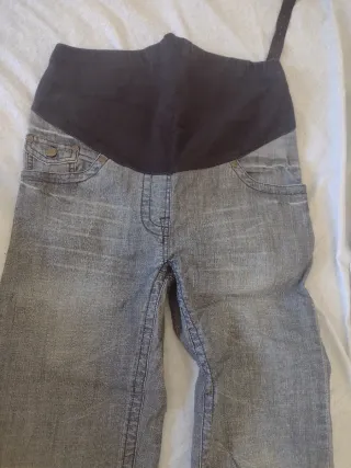 Lote pantalones premamá vaqueros + REGALO ROPA BEB
