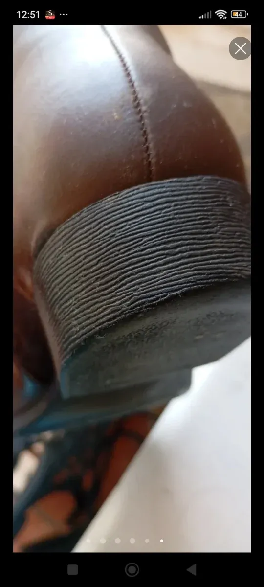 Stivali alti marroni