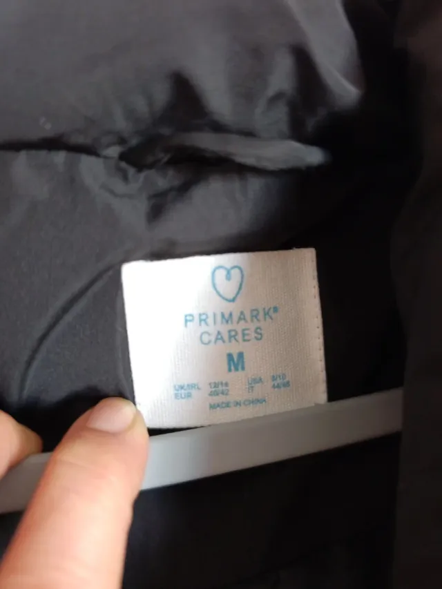 Chaleco negro talla L