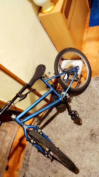 Bicicleta infantil azul