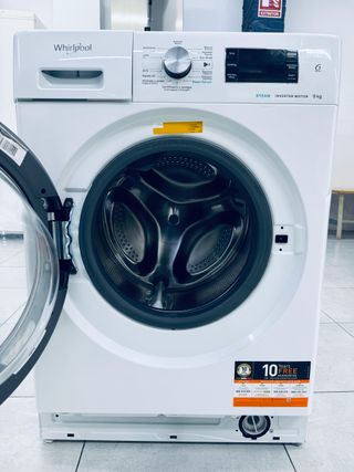 Lavadora Whirlpool 9kg Steam Inverter Motor
