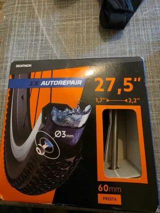 Cámara de bici 27,5 Presta 60mm