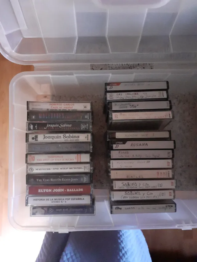 Lote más de 100 Cintas Casete Música Clásica y Pop