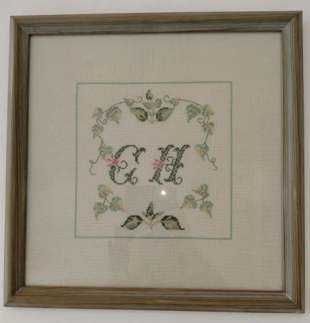 Conjunto 3 cuadros bordados