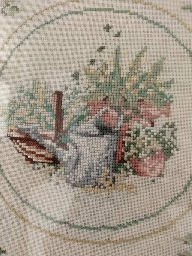 Conjunto 3 cuadros bordados