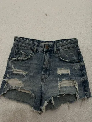 Shorts vaqueros rotos mujer