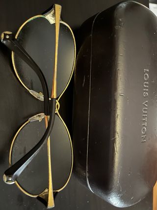 Gafas de sol Louis Vuitton doradas
