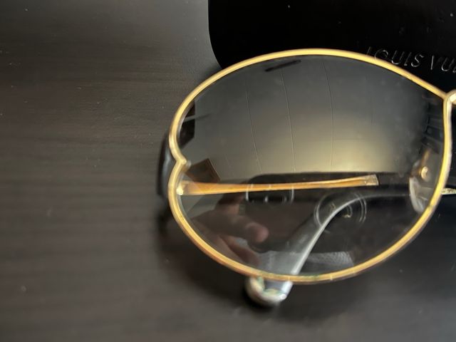 Gafas de sol Louis Vuitton doradas