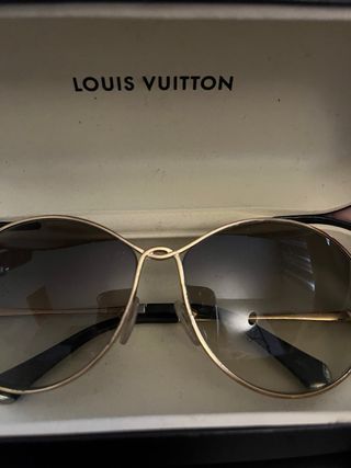 Gafas de sol Louis Vuitton doradas