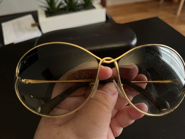 Gafas de sol Louis Vuitton doradas