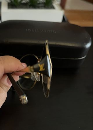 Gafas de sol Louis Vuitton doradas