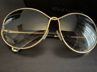 Gafas de sol Louis Vuitton doradas