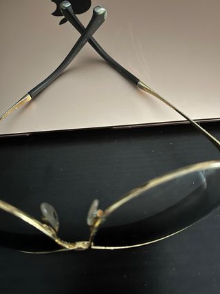 Gafas de sol Louis Vuitton doradas