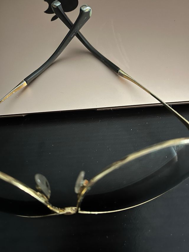 Gafas de sol Louis Vuitton doradas