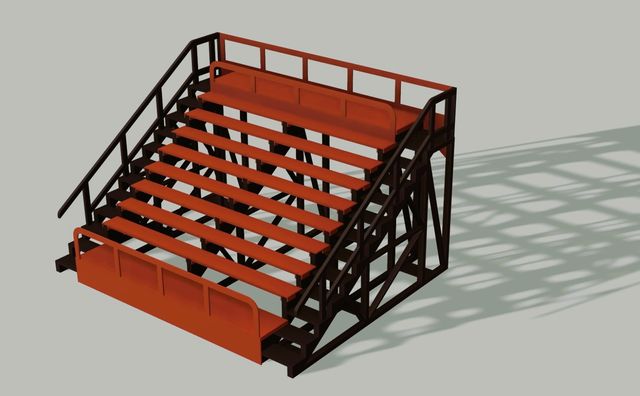 Gradas 1:32 para maquetas/ decoración/ Scalextric