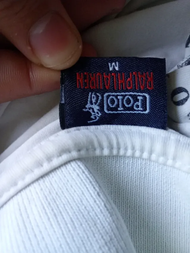 Polo Ralph Lauren Maglietta Bianca Uomo Nuova