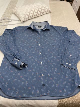 Camisa de hombre estampada