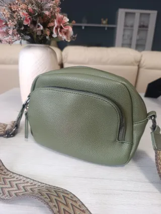 Bolso bandolera verde militar