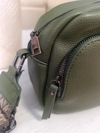 Bolso bandolera verde militar