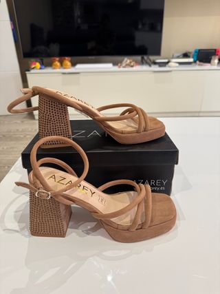 Sandalias AZAREY Piel Talla 37 Nuevas